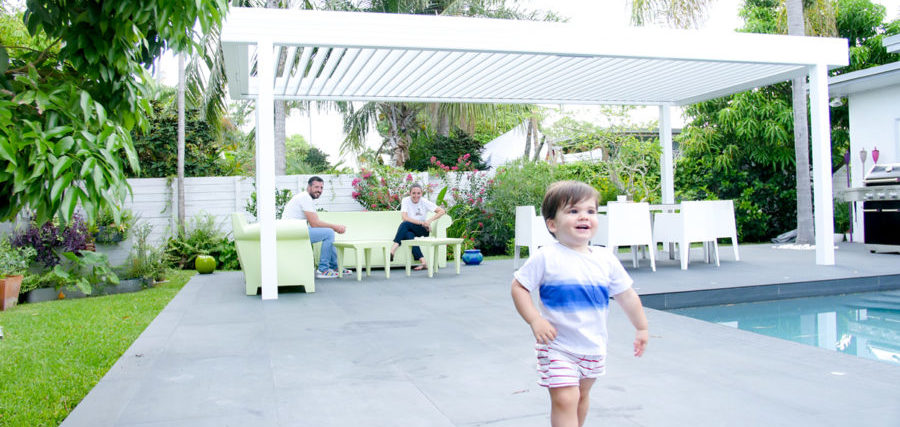 Outdoor living room - pergola ideas