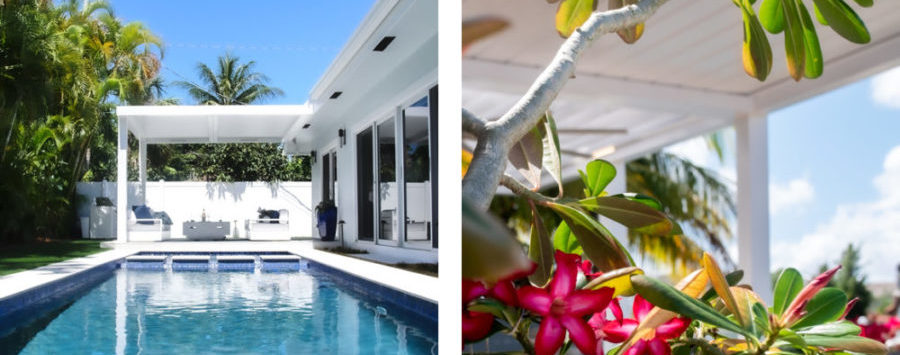 Fixed roof or louvered roof pergolas - Aluminum alloy