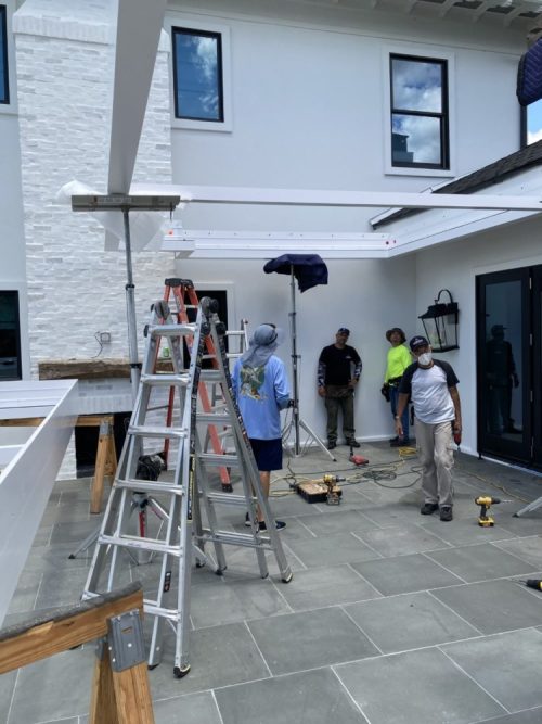 pergola installation steps