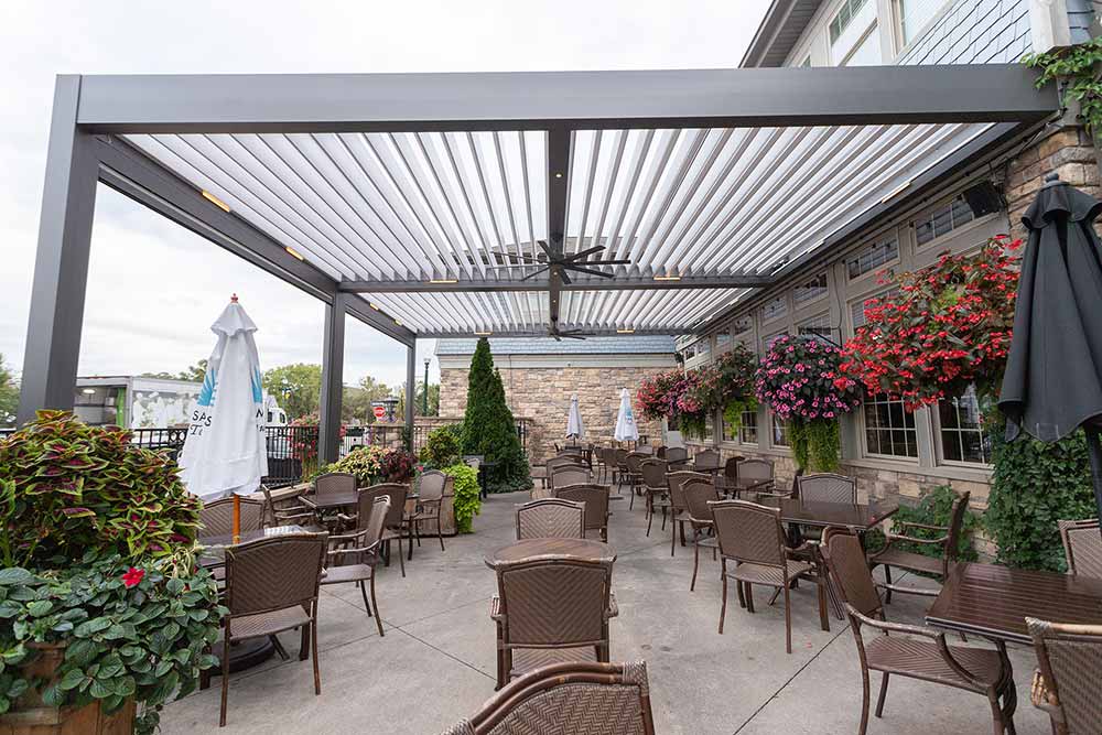 Recessed lighting blends seamlessly for a subtle look, ramp lighting adds bold edge illumination, and strip lighting creates an elegant ambient glow. Azenco Outdoor pergolas