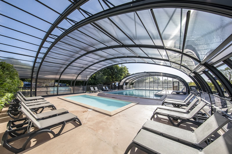 Automated massive outdoor cover - waterpark - Azenco