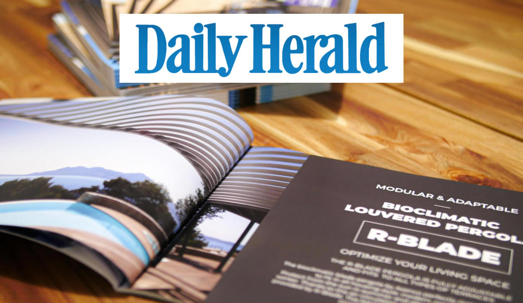Azenco pergola daily herald chicago article