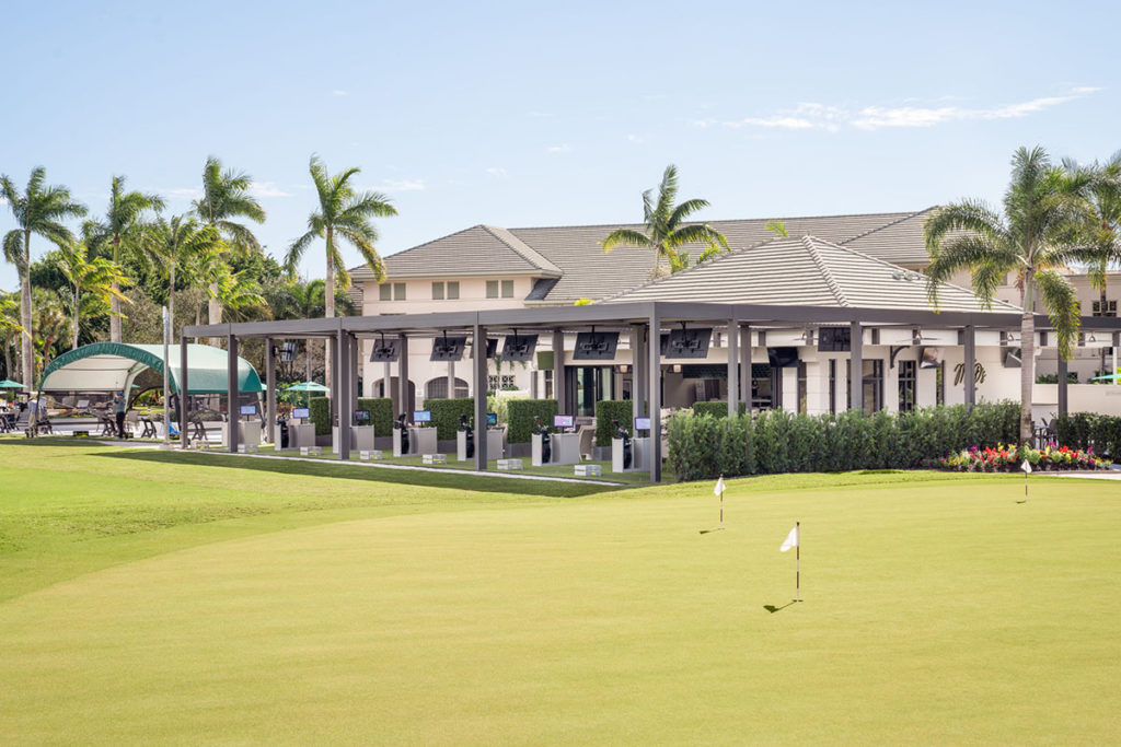 Boca West Club house view from the golf - pergola by Azenco