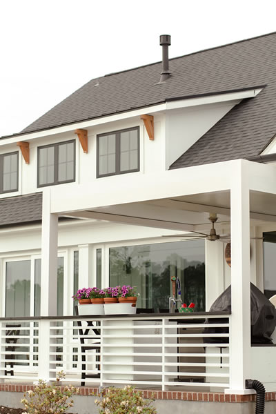 Residential update with an Azenco pergola in Leland, North Carolina