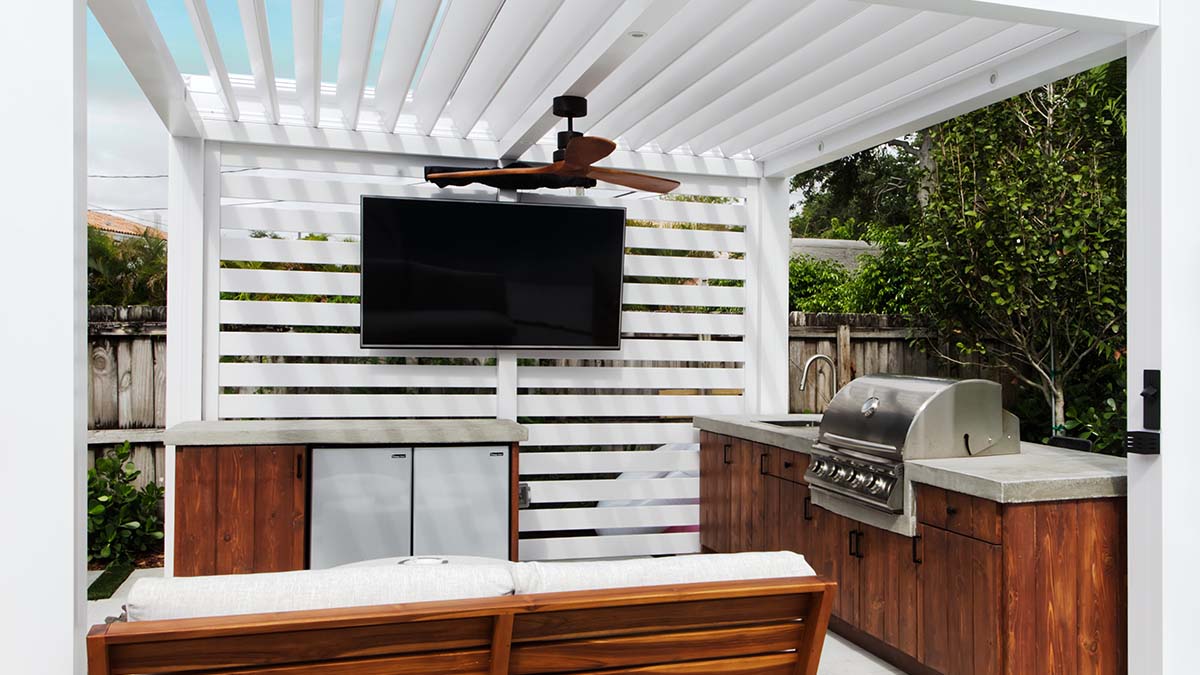 Outdoor cooking ideas stations - Azenco outdoor covers