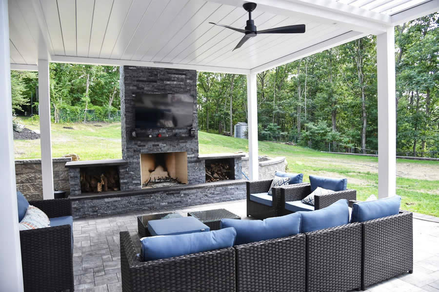 Pergola Sun Shade- Custom residential project in New York