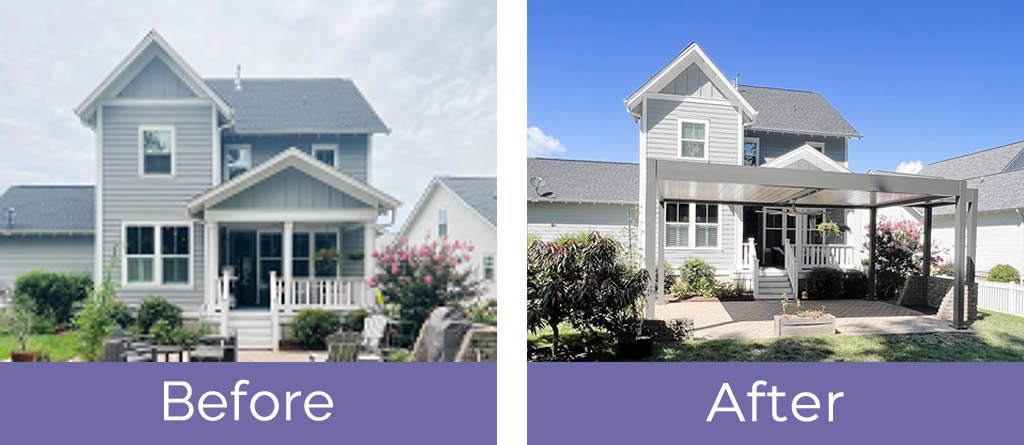 backyard transformation