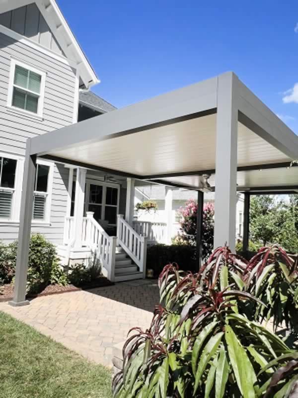 pergola after patio makeover
