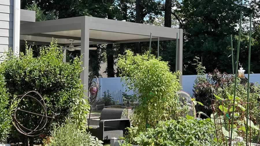 Garden view - bakcyard pergola