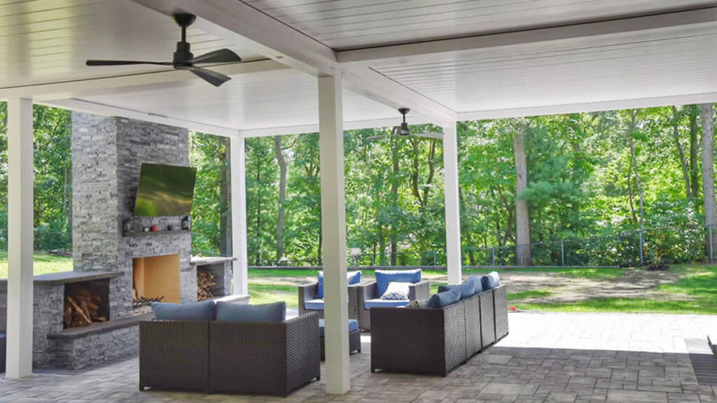 gapless louvered roof: pergola Azenco