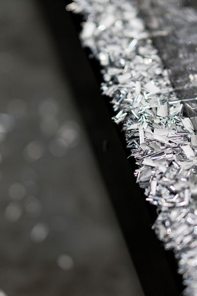 Azenco Outdoor sustainability: aluminum leftover recycling
