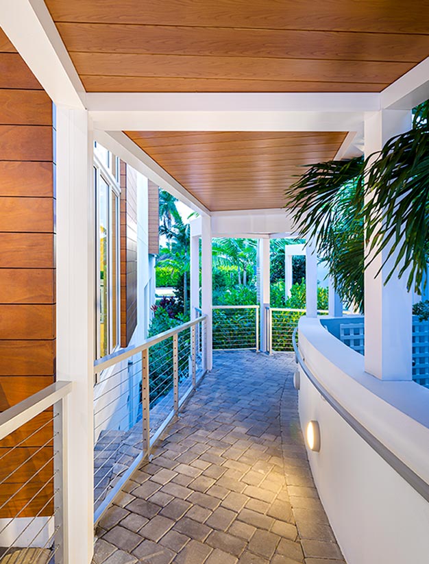 Pergola Porch at The club at Admirals Cove - Jupiter, FL.