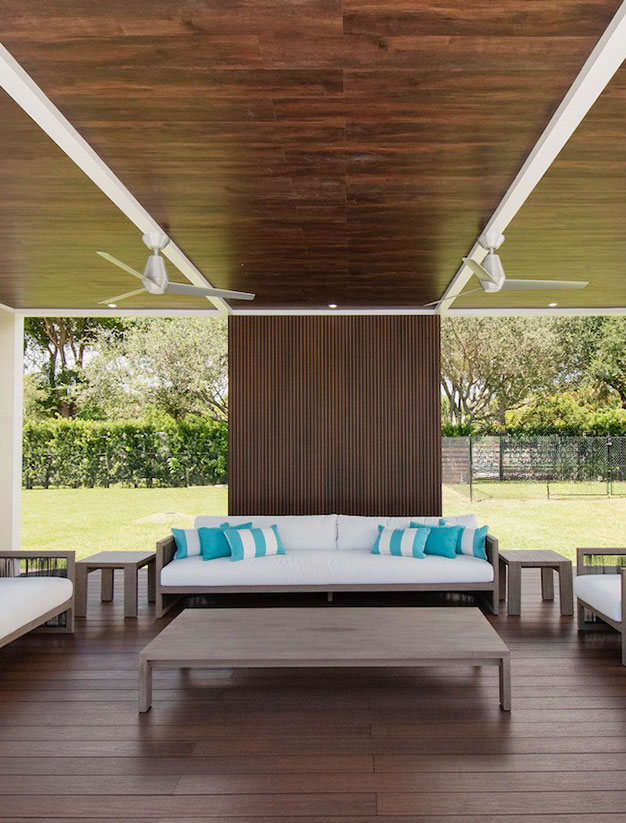 Wood grain finish roof Miami, FL