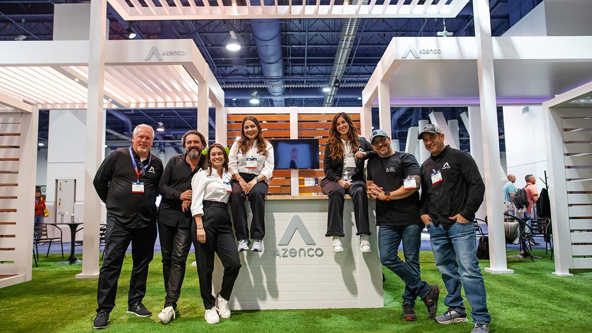 IBS 2024 tradeshow in Las Vegas. Azenco Outdoor