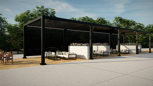 white pergola product design award 2024