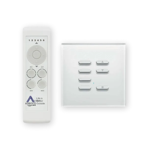 remote and wall control for our smart pergola