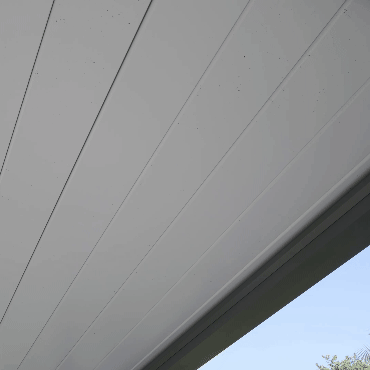 close up shot of our gapless dual-wall louvers