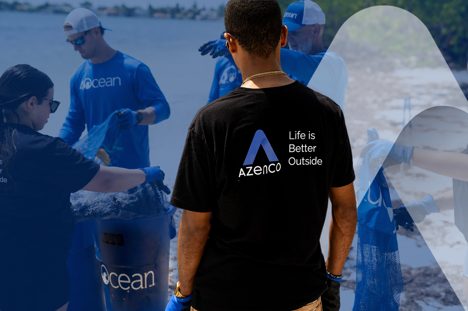 Azenco Outdoor and 4OCEAN
