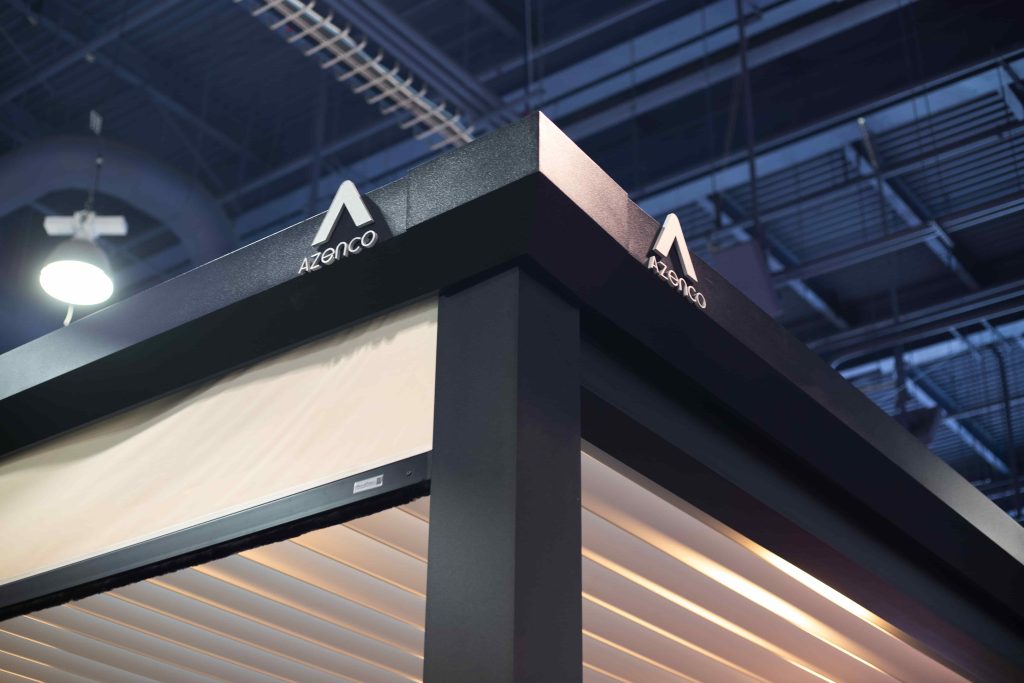 Azenco Outdoor Integrated screens 2025 IBS trade show